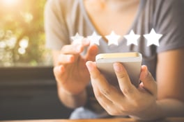 Five star customer service rating